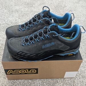 Asolo Eldo LTH GV ML Women's Hiking Shoes Size 8.5 Graphite/Blue Moon Outdoor